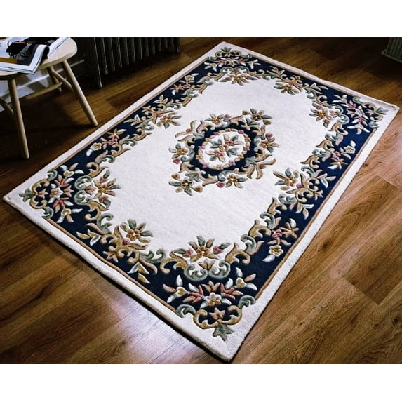 Vibrant Heritage Hand-Tufted Wool Rug