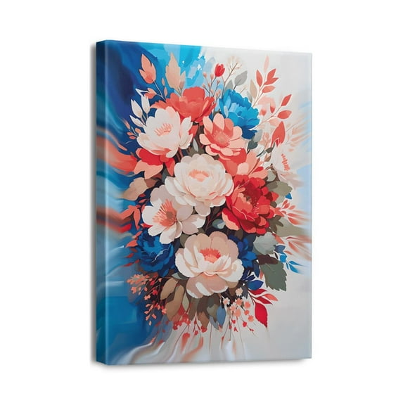 Vibrant Home Decor12x16inch Wall Art Prints by Famous Artists, Funky & Eclectic Unframed Art Draw of Flowers and Plants for Bedroom Gallery, Office Wall