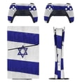 thumbnail image 1 of Vibrant Israel Flag Image with Bold Blue PS5/PS5 Pro/PS5 Slim Digital Disc Skin Sticker For Console And Controller Skins, 1 of 7