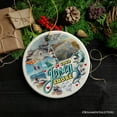 thumbnail image 1 of Vibrant Jersey Shore Ceramic Ornament, Tropical New Jersey Vacation in Atlantic Ocean Christmas Souvenir, 1 of 7