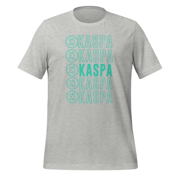 Vibrant Kaspa Crypto Shirt, Unisex, Bold Colors Kaspa Miner Shirt, Kaspa Mining Shirt, Kaspa Crypto Bullrun Shirt (Athletic Heather, M)