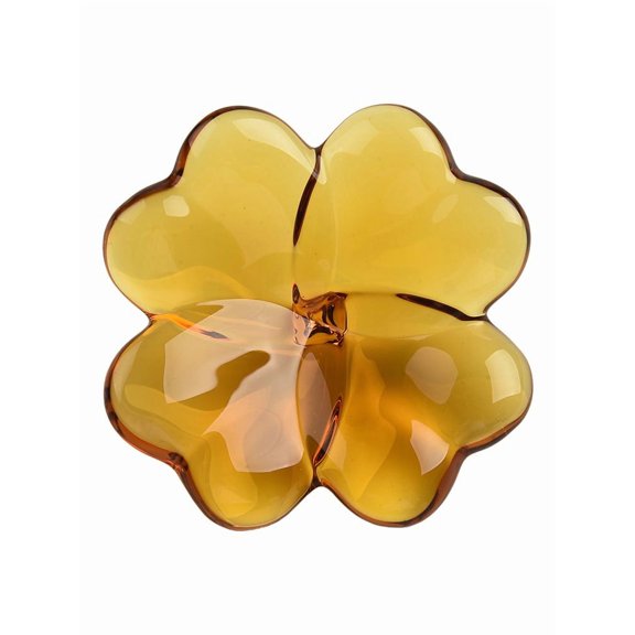 Vibrant Leaf shape for Crystal Glass Ornament for Elegant Home and Wedding Decor
