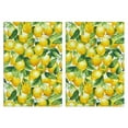 thumbnail image 1 of Vibrant Lemon Kitchen Towels Set of 2, 18x26 Inch Soft Absorbent Dish Towels, Fruit Design Tea Towels and Hand Towels for Home Decor, Perfect for Kitchen Use, 1 of 3