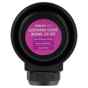 Vibrant Life 10 oz Locking Cage Bowl, Black