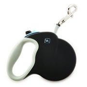 Vibrant Life 16 Reflective Retractable Tape Leash, Black, L