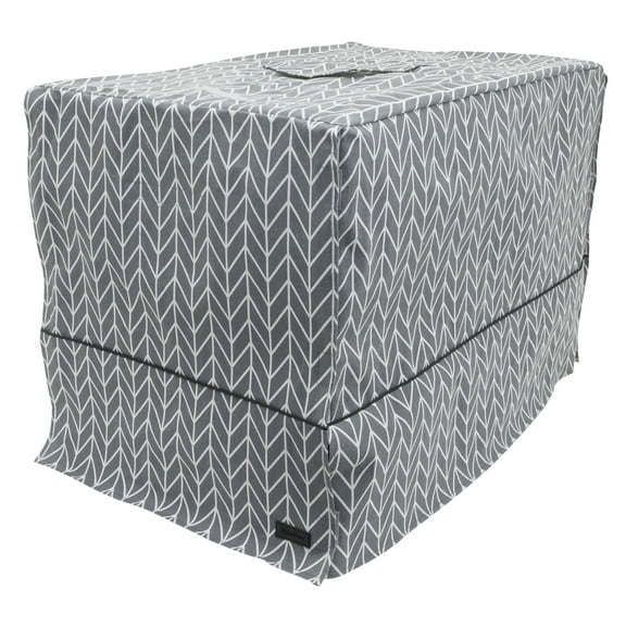 Vibrant Life 18" Gray Crate Cover