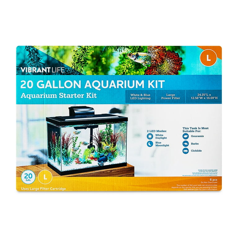 Aquarium Starter Kit 20 Gallon Aquarium Light Aqueon Led 20 - Main Image