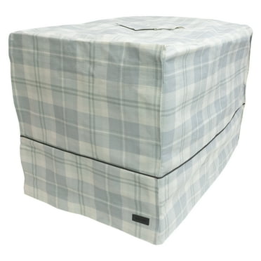 Vibrant Life 22" Plaid Crate Cover