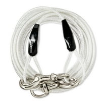 Vibrant Life Reflective Vinyl-Covered Tie-Out Cable for Dogs up to 250 lbs, 25'