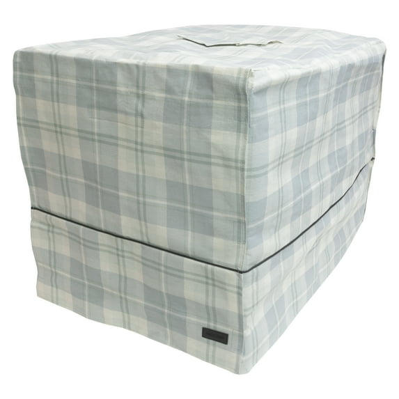 Vibrant Life 30" Plaid Crate Cover