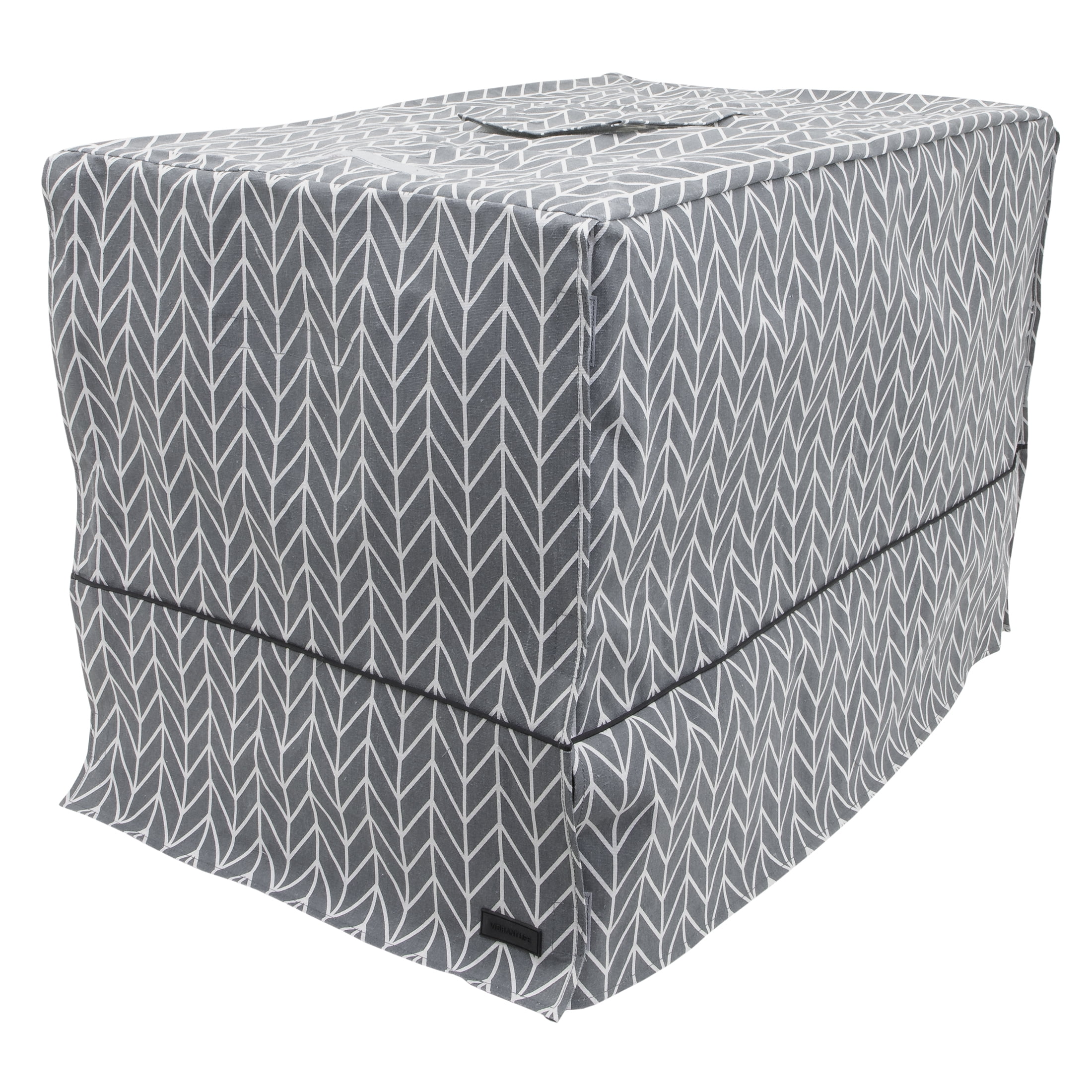 Vibrant Life 48" Gray Crate Cover