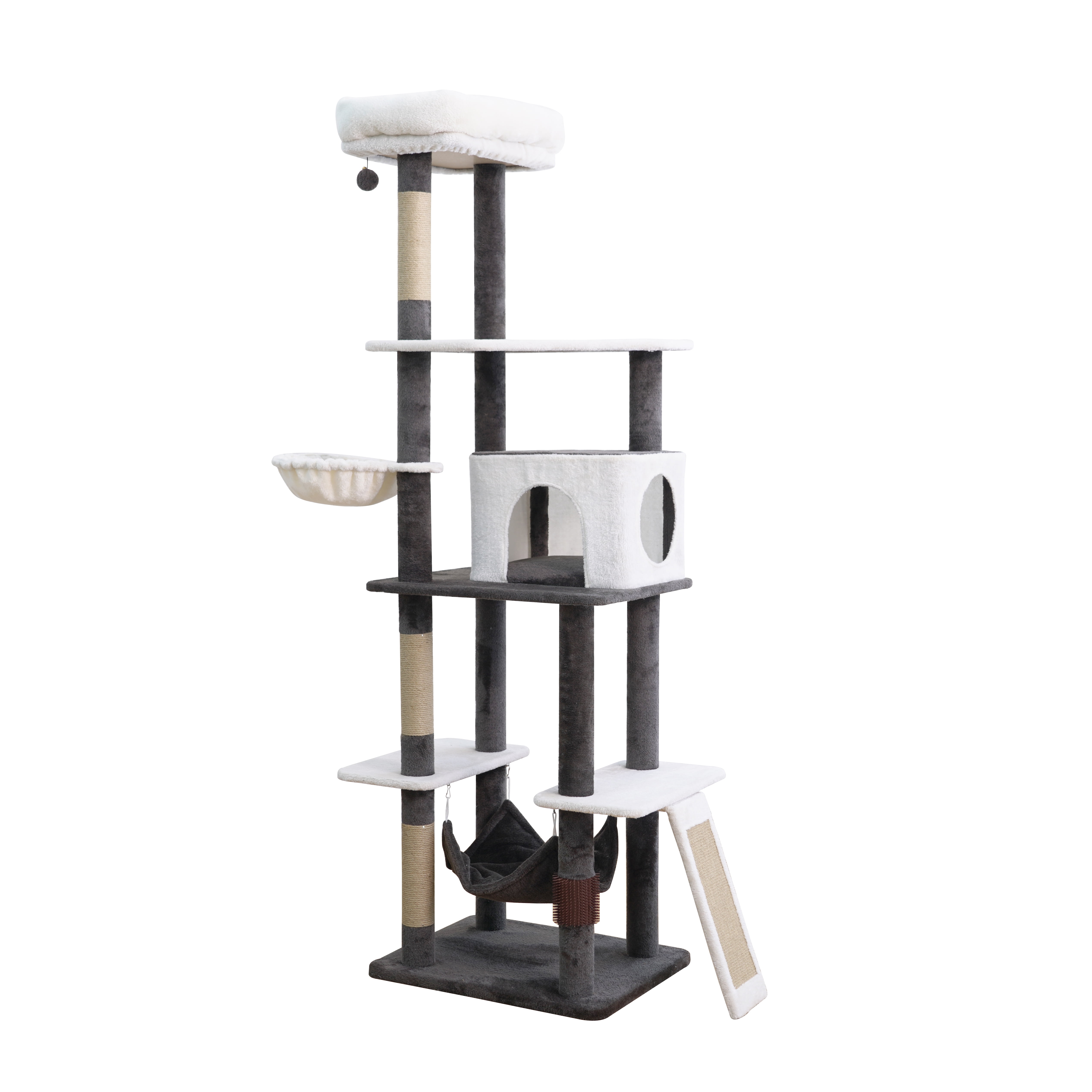 Vibrant Life 5-Level 72" Cat Tree Sanctuary with Condo, Hammock, Perch, Scratching posts