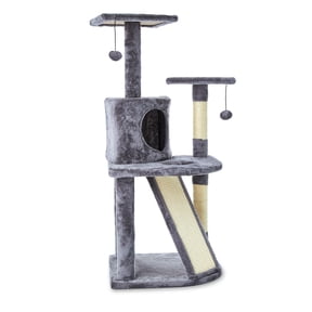 Vibrant Life 5-Level Multi-Functional Cat Tree Condo, Gray, 44.5"