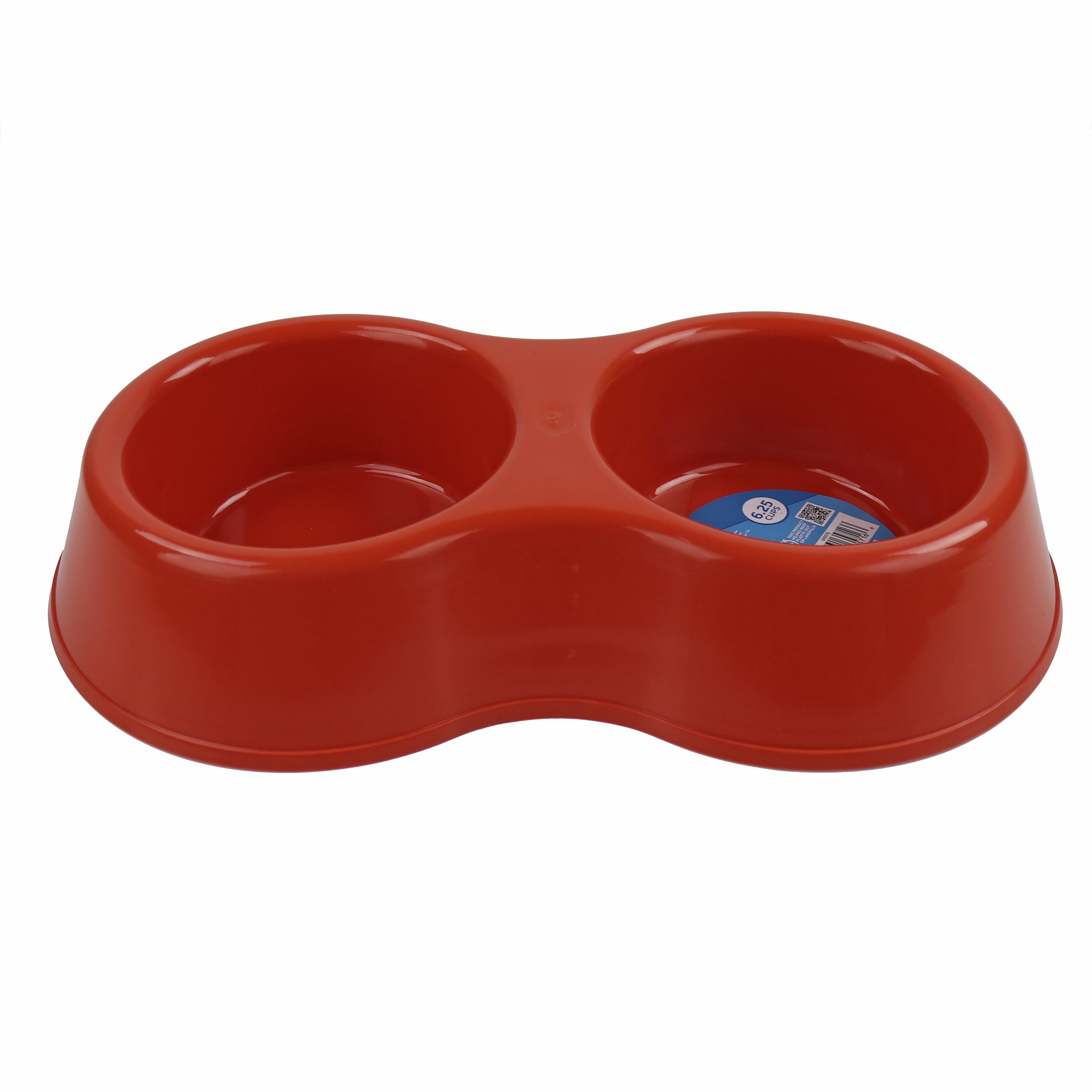 Vibrant Life 6.25 Cup Double Dog Bowl Gray Walmart
