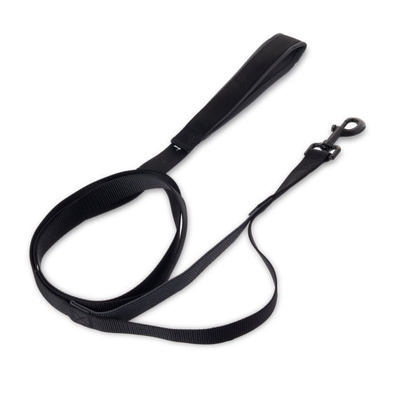 Vibrant Life 6' Anti-Shock Comfort Leash, Black