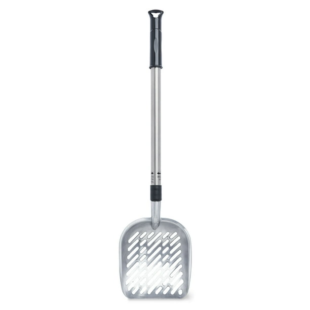 Vibrant Life Aluminum Cat Litter Scoop,Extended Long handle and Deep