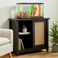 thumbnail image 1 of Vibrant Life Aquarium Stand, Black, 14.5"L x 31"W x 27.75"H, 1 of 9