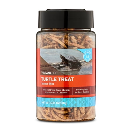 Vibrant Life Aquatic Turtle Treat, Insect Mix, 1.35 oz