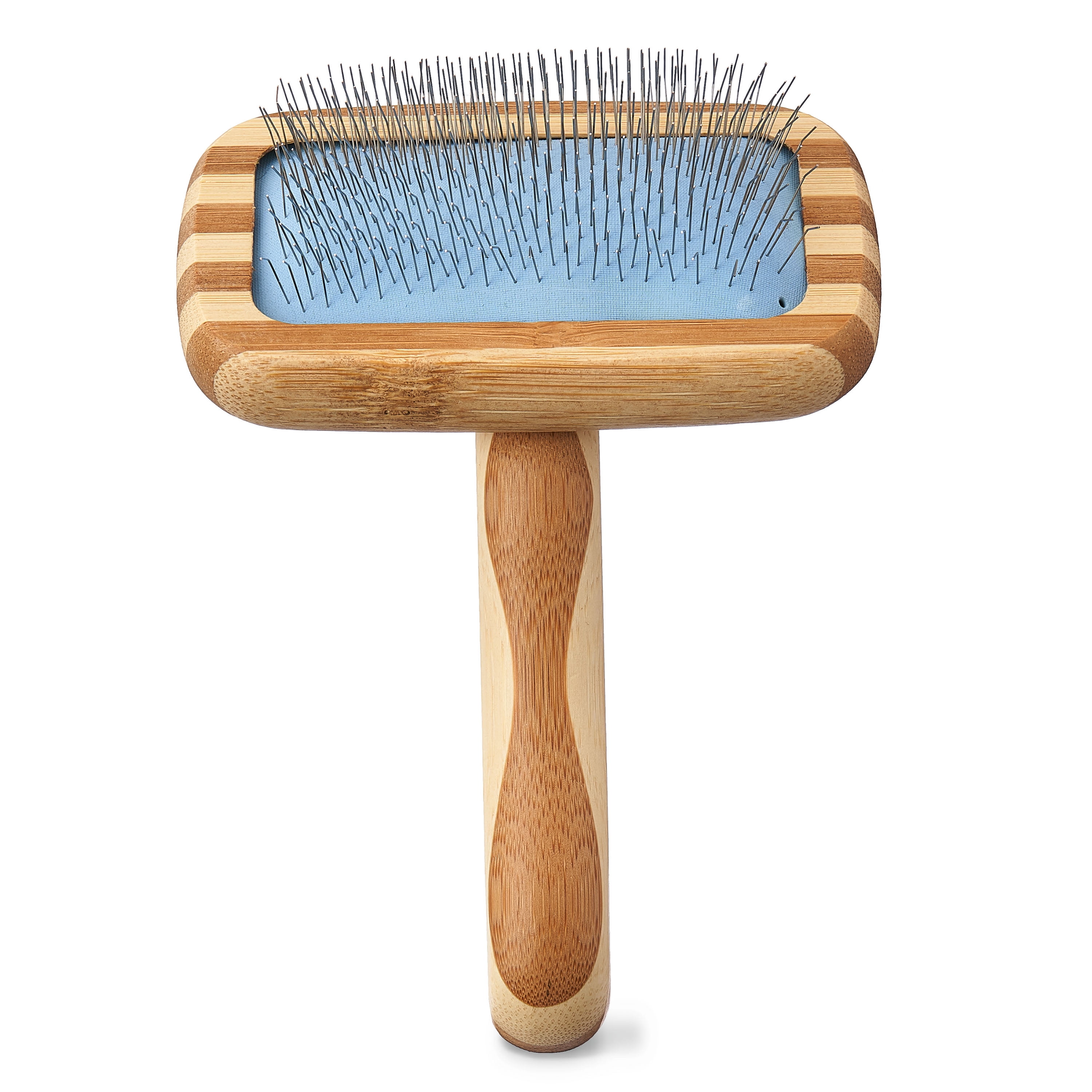Nobby Nature Line Large Slicker Brush For Dogs & Cats – Wooden Handle, 11.5 X 5.5 Cm