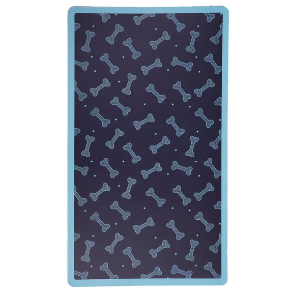 Vibrant Life Bone Print Vinyl Dog Food Placemat
