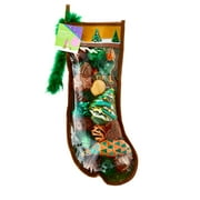 Vibrant Life Holiday 18-Piece Cat Toy Stocking Gift Set, Brown