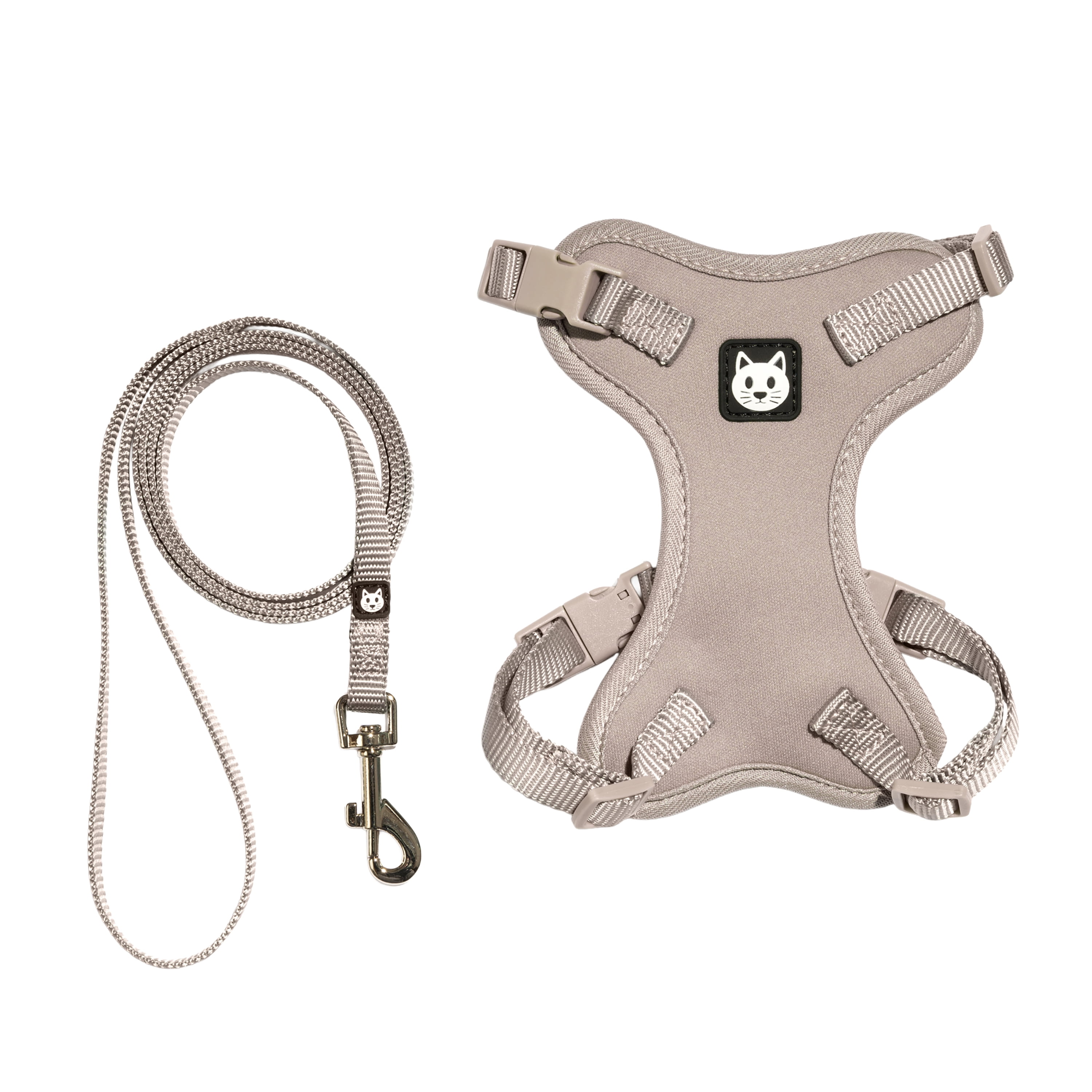 Vibrant Life Polyester Comfort Cat Harness and Leash Set, Tan, One Size