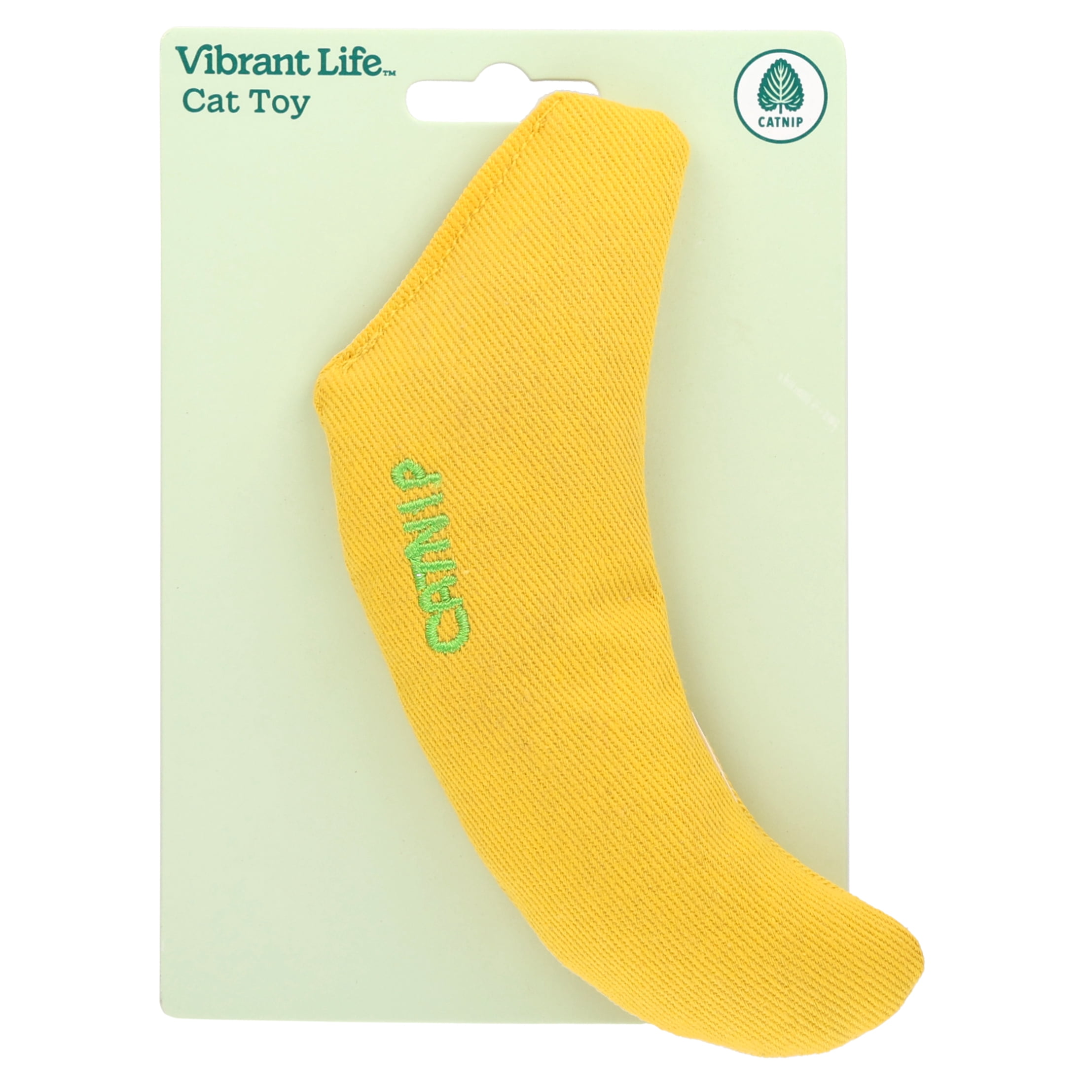 Vibrant Life Catnip Banana Cat Toy