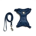 thumbnail image 1 of Vibrant Life Mesh Celestial Cat Harness & Leash Set, Blue, One Size Fits Most, 1 of 7