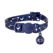 Vibrant Life Break-Away Adjustable Cat Collar, Blue Celestial, One Size