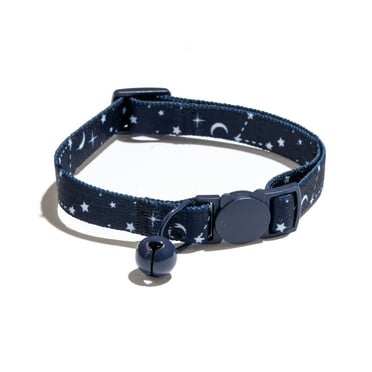 Vibrant Life, Celestial Print Breakaway Fashion Cat Collar, Blue, One Size Fits Most