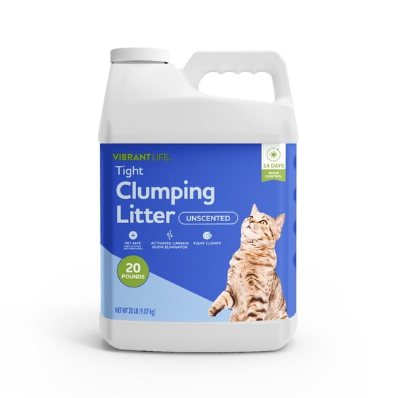 Vibrant Life Clumping Cat Litter, 20 lb Jug, 1 Count
