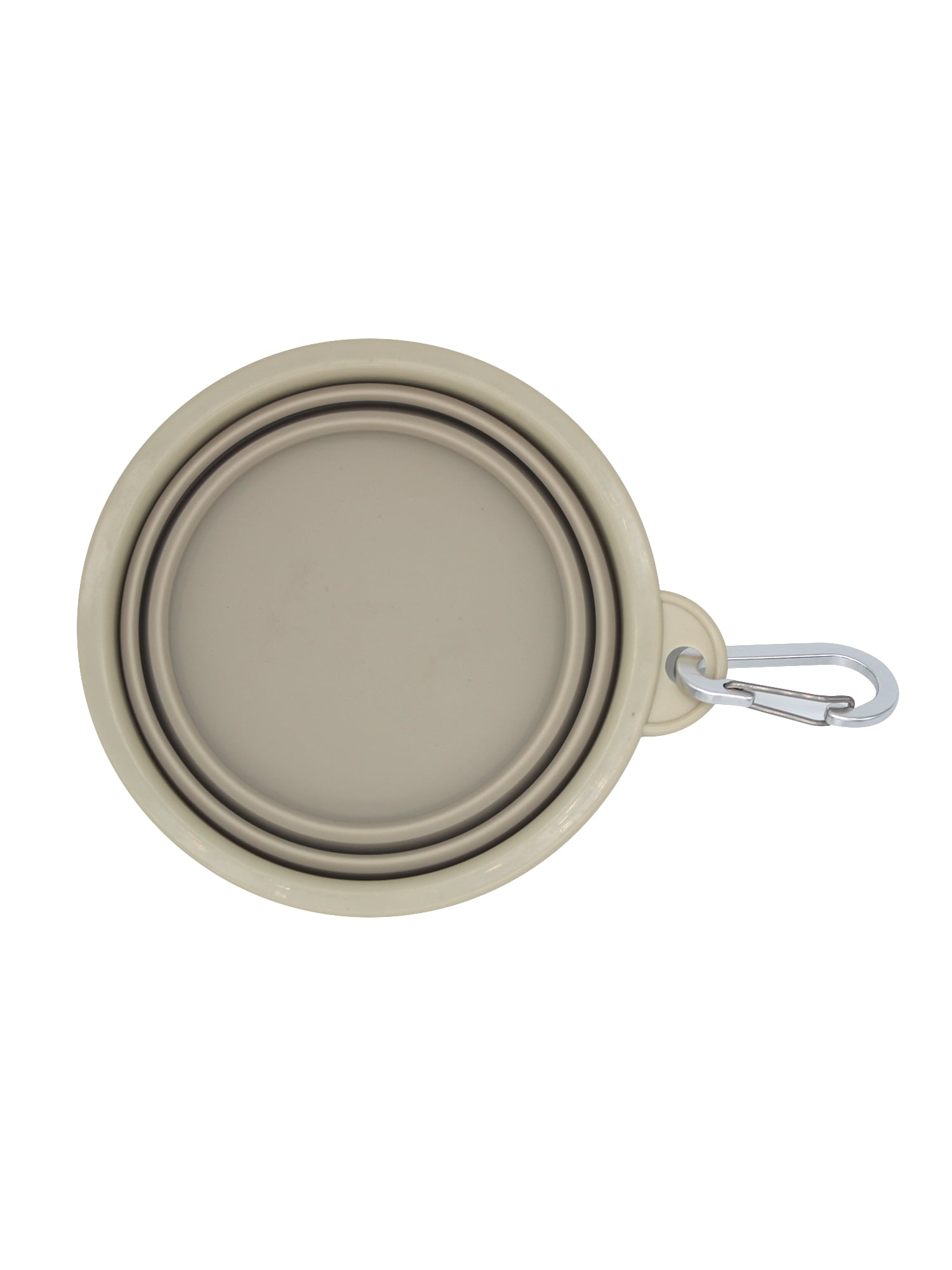 Vibrant Life 12 oz Silicone Collapsible Bowl, Tan