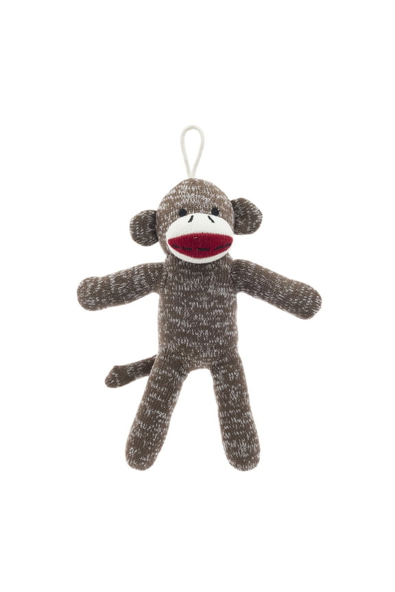 Cozy Buddy Sock Monkey Dog Toy, Chew Level 1