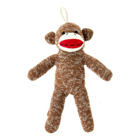 Vibrant Life Cozy Buddy Sock Monkey Dog Toys