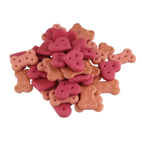Vibrant Life Crunchy Valentine's Day Biscuit Treat for Dogs, Peanut Butter, 8.47 oz Net Weight Each Pack