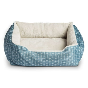 Vibrant Life Cuddler Small Dog or Cat Bed, Blue 19" x 15"