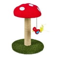thumbnail image 1 of Vibrant Life Mushroom Cat Scratching Post, Multicolor, 17.32", 1 of 5