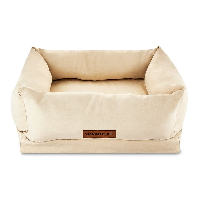 Vibrant Life Deluxe Orthopedic Premium Pet Bed for Dogs or Cats, Small, Measures 18 in x 24 in