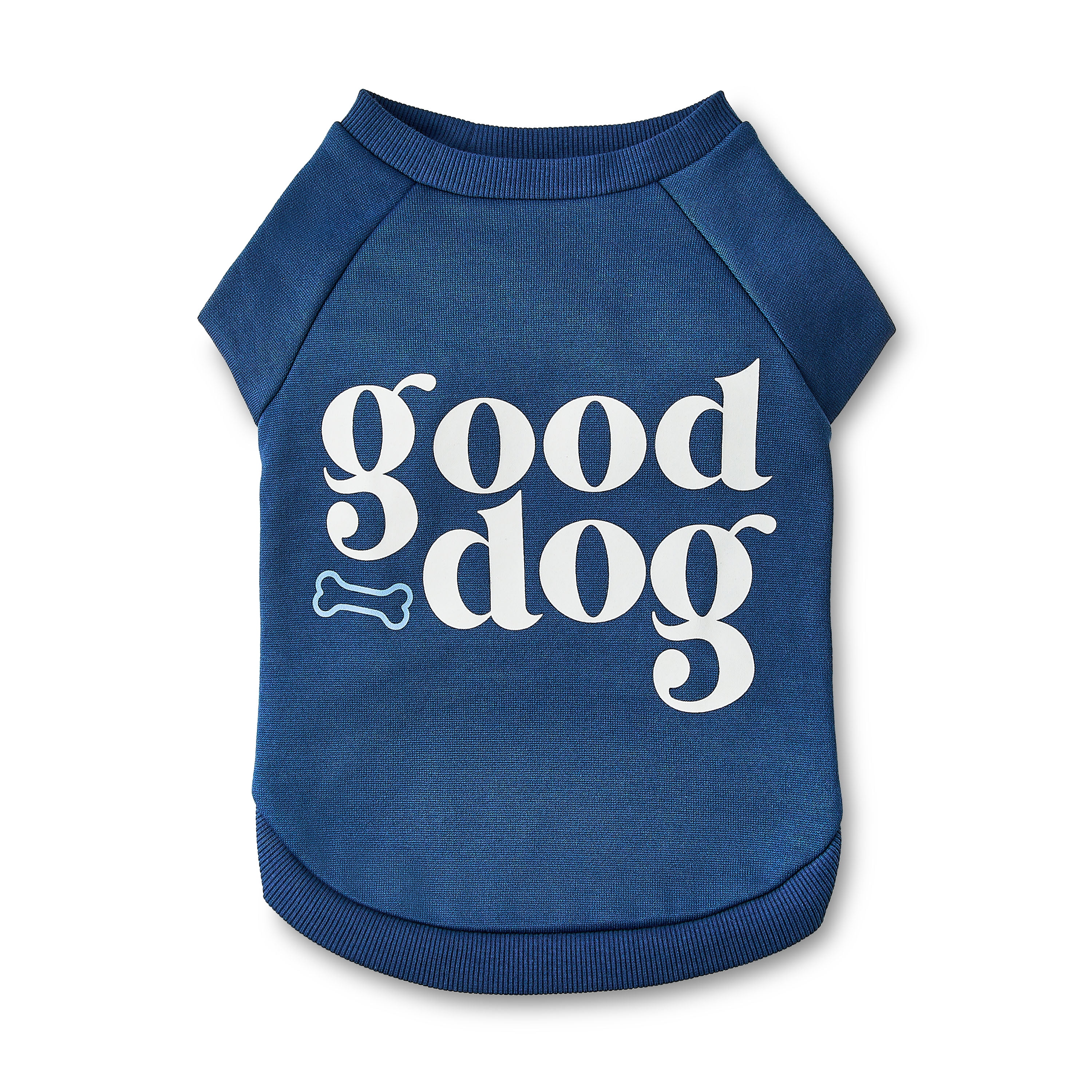 Multipack 100% Organic Cotton Dog Short Sleeve T-Shirt Pet Tees For All Breeds, Rainbow Blues, Medium