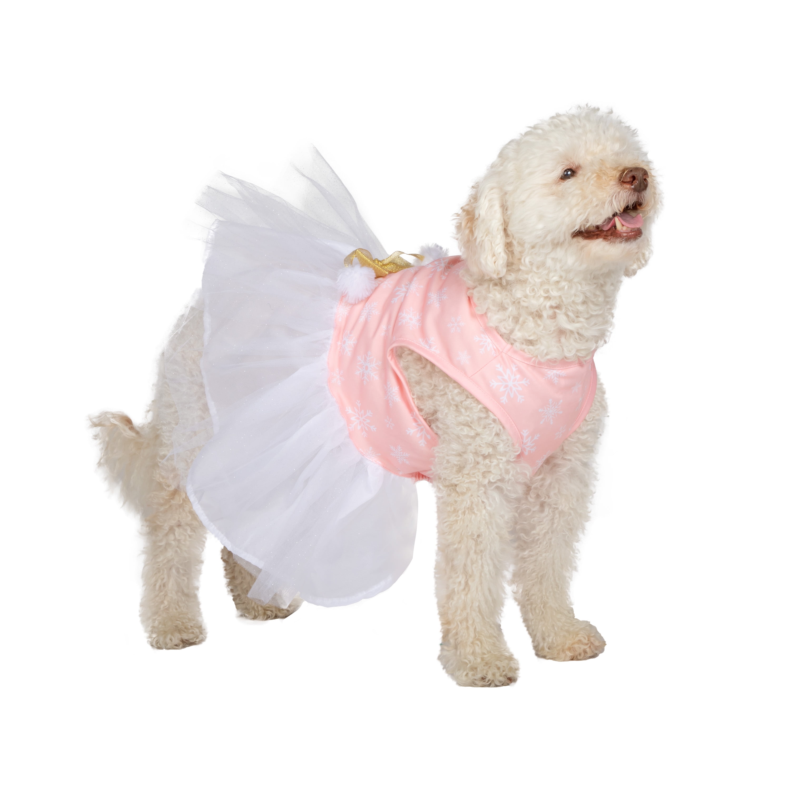 Vibrant Life, Dog Clothes, Snowflake Pet Dress, Pink, M