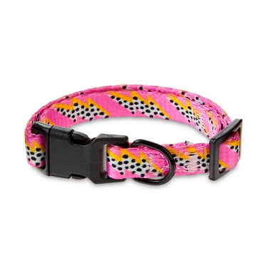 Vibrant Life, Dog Collars, Lightning Bolt Fashion Pet Collar, Pink, Size XS