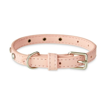 Vibrant Life, Dog Collars, Rhinestone Fashion Pet Collar, Pink, Size XS