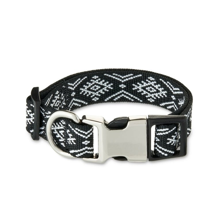 Vibrant Life Dog Collars Diamond Print Fashion Dog Collar Multi Color Small