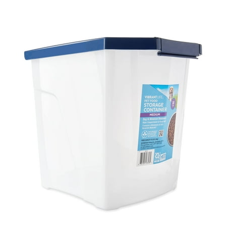 Vibrant Life Dog Food Container, Medium, 10-lb Capacity