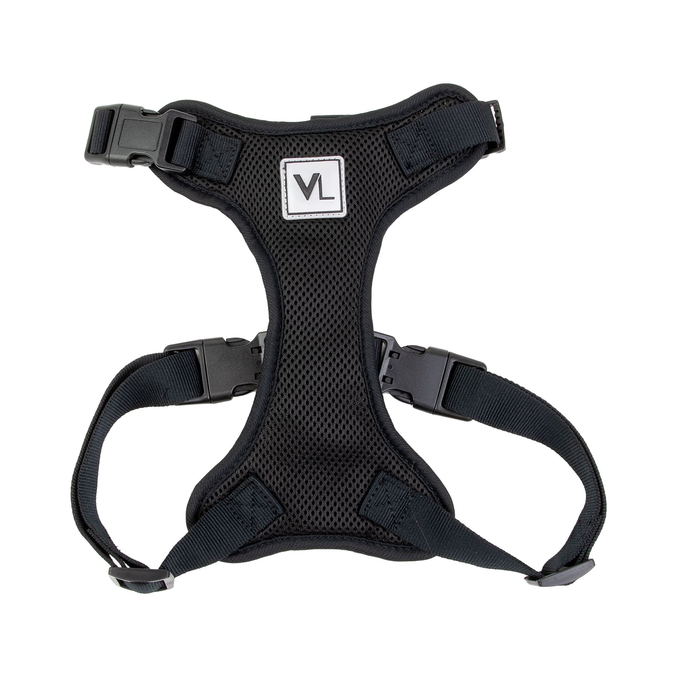 Vibrant Life Adjustable Mesh Dog Walking Harness Small Black