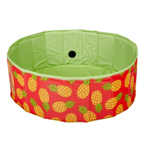 Vibrant Life Dog Pool, Pineapple, 39" Diameter
