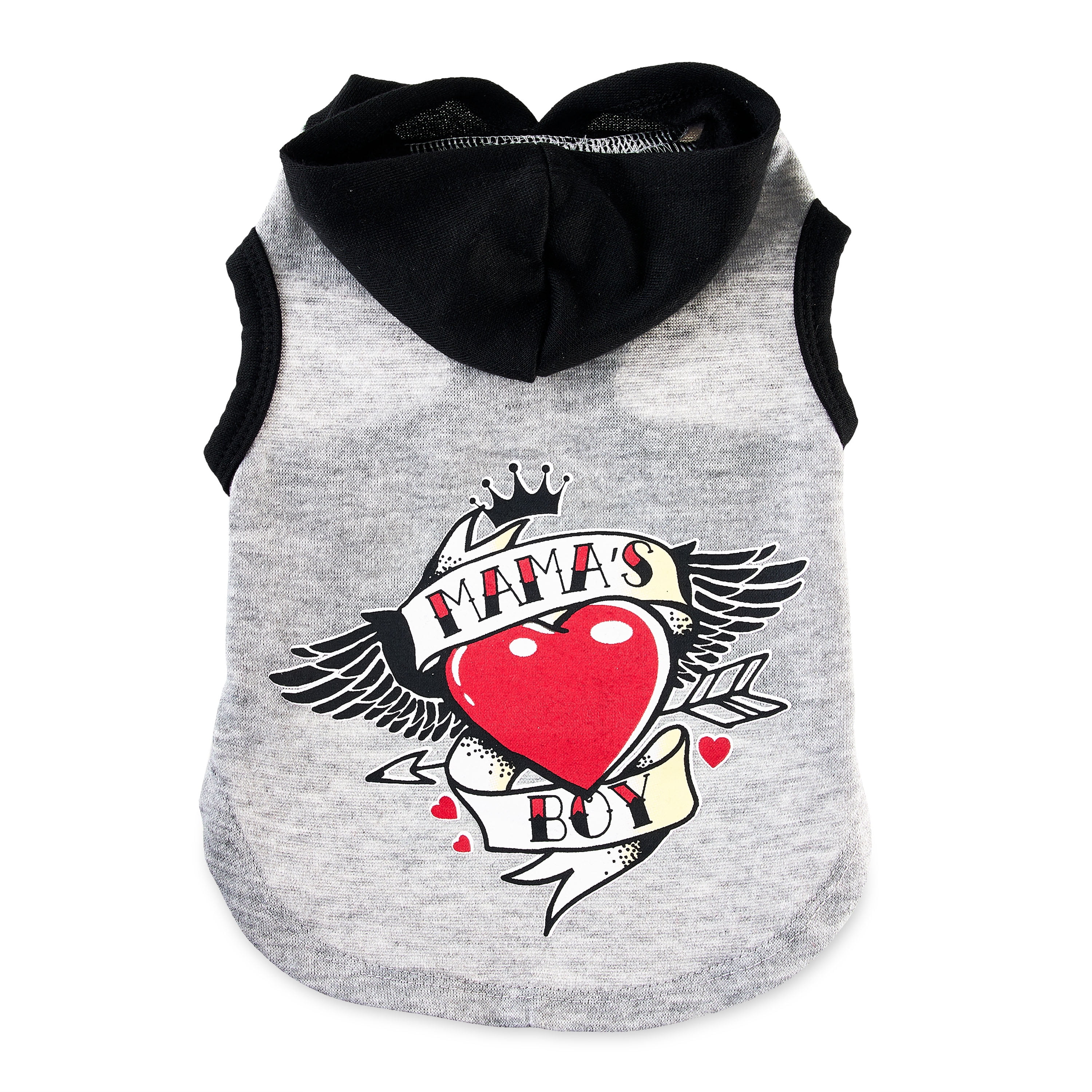 Vibrant Life, Dog and Cat Clothes, Mama's Boy Valentine Pet Hoodie