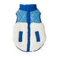 thumbnail image 1 of Vibrant Life Dog and Cat Clothes, Sherpa Contrast Yoke Pet Jacket, Blue, XS, 1 of 8
