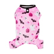 Vibrant Life, Dog and Cat Clothes, Spooky Surprises Halloween Pet Pajama, Pink, Size XS