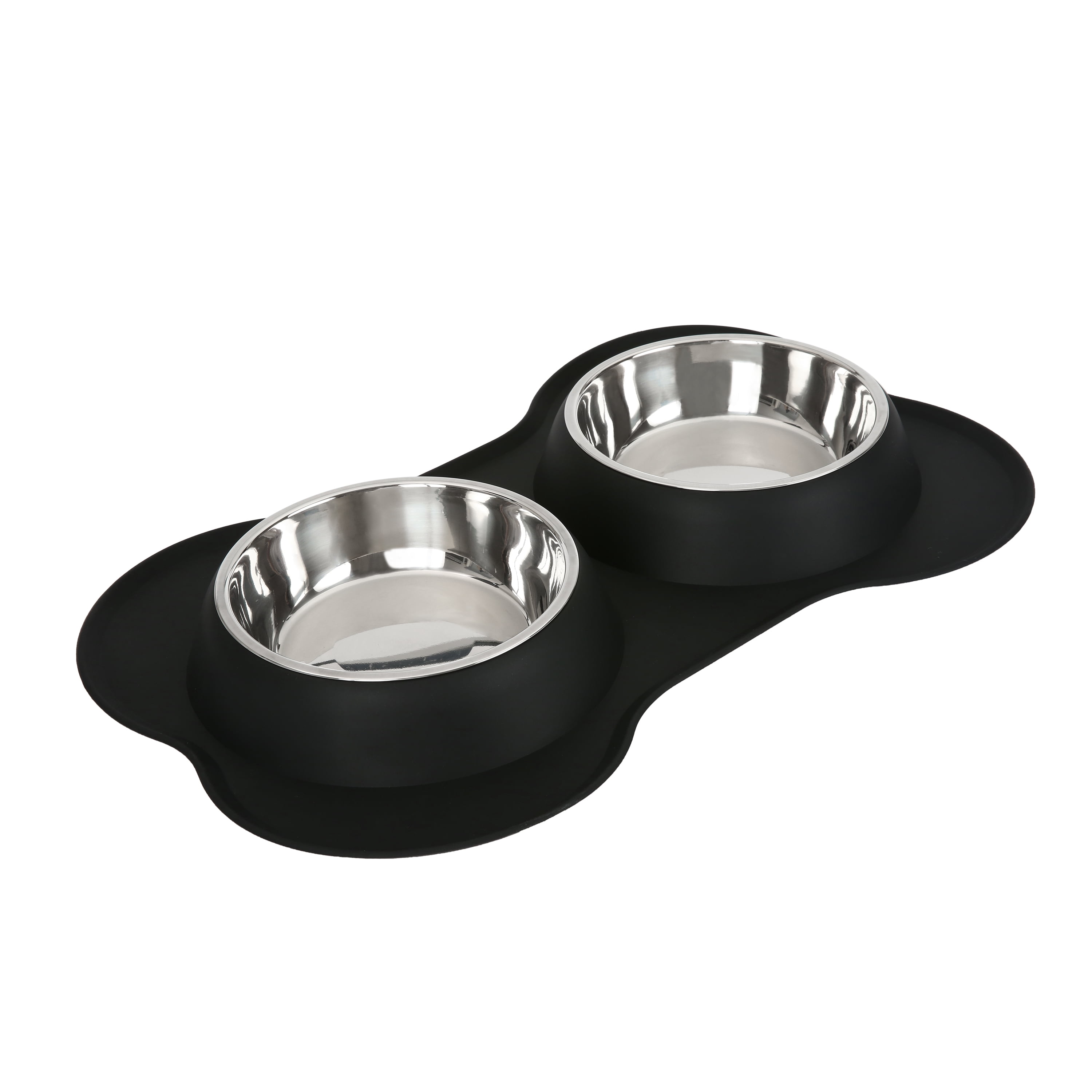 Pets Stop RDB17-L Visions Double Elevated Dog Bowl - Large, 1